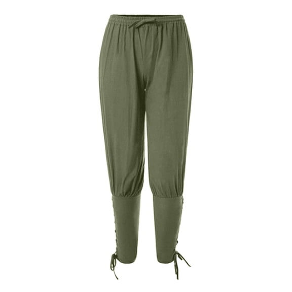 Tiijoy Boys Halloween Breeches Retro Renaissant Lace-Up Pants, Sizes 15-16