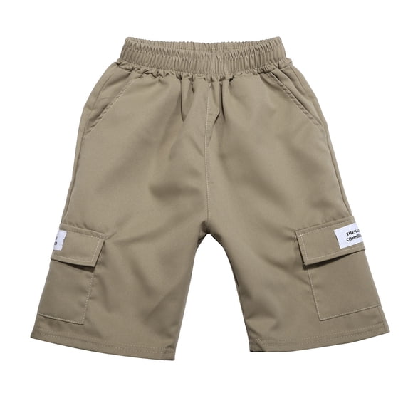 Tiijoy Boys Loose Fit Cargo Shorts Casual Sports Straight Leg Shorts, Sizes 8-15