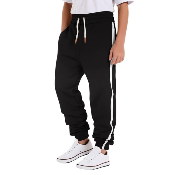 Tiijoy Boys Tapered Sweatpants Athletic Jogger Pants Casual Trousers, Sizes 13-14