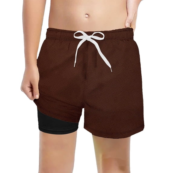 Tiijoy Toddler Boys Athletic Shorts with Compression Liner Quick Dry Board Shorts, Sizes 2-14