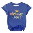 thumbnail image 1 of Tiijoy Toddler Boys Birthday T Shirt Letter Print Short Sleeve O Neck T-Shirt, Sizes 2-3, 1 of 2