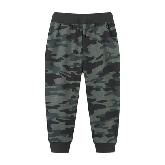 Tiijoy Toddler Boys Camo Joggers Pants Casual Active Pull On Pants Sweatpants, Sizes 1-2