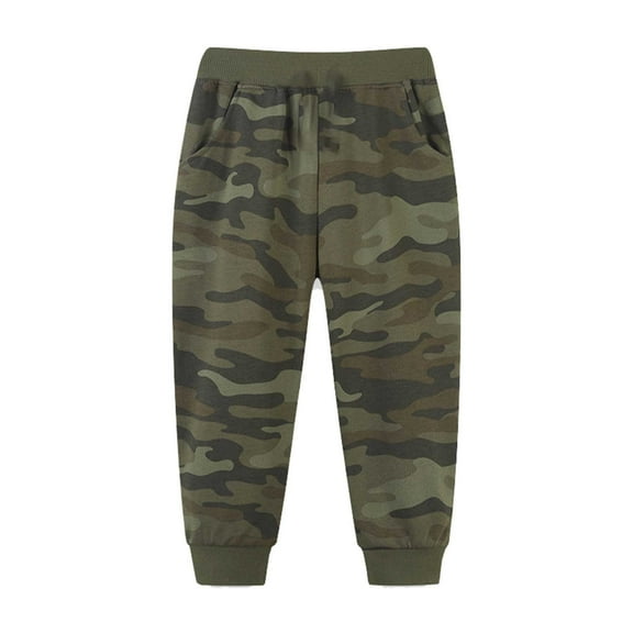 Tiijoy Toddler Boys Camo Joggers Pants Casual Active Pull On Pants Sweatpants, Sizes 3-4