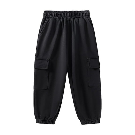 Tiijoy Toddler Boys Cargo Pants Relaxed Fit Casual Sports Joggers Sweatpants, Sizes 3-4