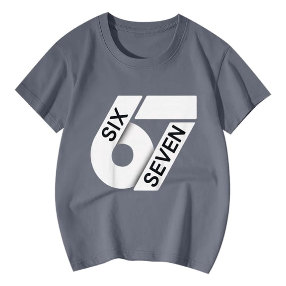 Tiijoy Toddler Boys Casual T Shirt 6 7 Short Sleeve Crewneck T-Shirt Tee Top, Sizes 3-4T