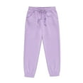 thumbnail image 1 of Tiijoy Toddler Boys Joggers Solid Casual Sports Sweatpants Kids Unisex Active Pants, 1 of 3