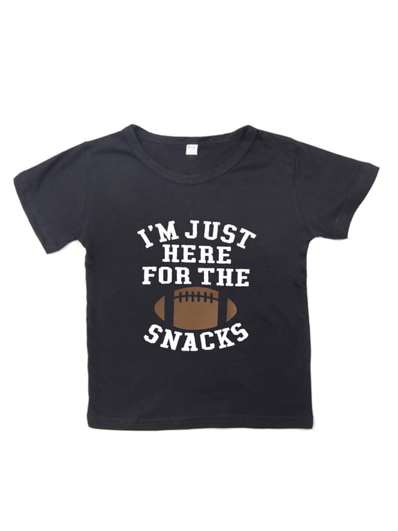 Toddler Boys Football T-Shirt Casual Sports Short Sleeve O-Neck T Shirt, Sizes 1-13