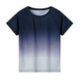 thumbnail image 1 of Tiijoy Toddler Boys Gradient T-Shirt Short Sleeve Crew Neck Sports T Shirt, Sizes 2-3, 1 of 2