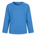 thumbnail image 1 of Tiijoy Toddler Boys Long Sleeve Rash Guard Quick Drying Stretch Sun Shirt Top, Blue, Sizes 4-5, 1 of 3