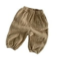 thumbnail image 1 of Tiijoy Toddler Boys Loose Fit Linen Pants Solid Color Breathable Casual Trousers, Sizes 6M-5T, 1 of 4