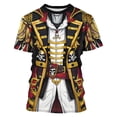 thumbnail image 1 of Tiijoy Toddler Boys Pirate Themed Graphic T Shirt Funny Short Sleeved Round Neck T-Shirt, 1 of 3