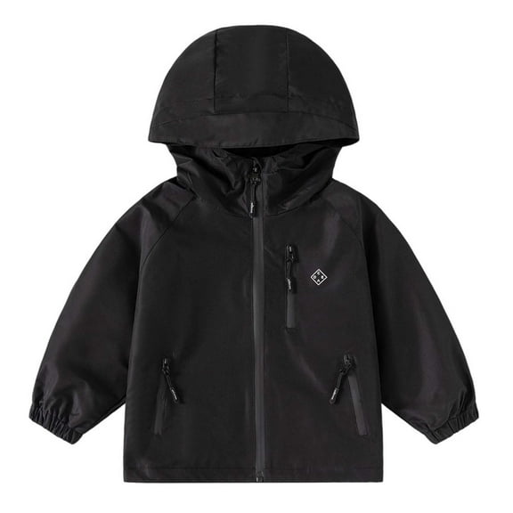 Tiijoy Toddler Boys Windbreaker Lightweight Jacket Casual Unisex Hooded Coat, Sizes 3-4T