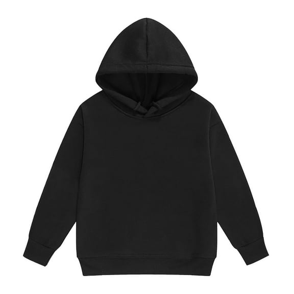 Tiijoy Toddler Girl's Hoodie Solid Unisex Casual Cotton Hooded Sweatshirt, Sizes 2-3T