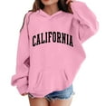 thumbnail image 1 of Tiijoy Toddler Girls Casual Sports Hoodie California Print Pullover Hooded Sweatshirt, Sizes 2-3T, 1 of 3