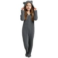 thumbnail image 1 of Tiijoy Toddler Girls Jumpsuit Cute Bear Hooded One-Piece Footies Onesie, Sizes 4-5T, 1 of 3