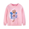 thumbnail image 1 of Tiijoy Toddler Girls Graphic Sweatshirt Ballet Print Crew Neck Knit Sweatshirts, Sizes 2-3T, 1 of 5