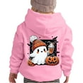 thumbnail image 1 of Tiijoy Toddler Girls Halloween Hoodie Cartoon Ghost Hooded Sweatshirt, Sizes 4-5T, 1 of 5