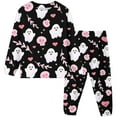 thumbnail image 1 of Tiijoy Toddler Girls Halloween Pajama Set Long Sleeve Top and Pants Sleepwear, Sizes 2-3T, 1 of 3
