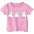 thumbnail image 1 of Tiijoy Toddler Girls Halloween T Shirt Cartoon Ghost Short Sleeve T-Shirt Tee, Sizes 2-3, 1 of 2