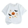 thumbnail image 1 of Tiijoy Toddler Girls Halloween T-Shirt Short Sleeve Graphic Tee for Kids, Sizes 3-4T, 1 of 3