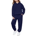 thumbnail image 1 of Tiijoy Toddler Girls Outfits Kids Casual Pullover Hoodie Sweatpants Set, Sizes 3-4, 1 of 5