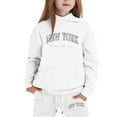 thumbnail image 1 of Tiijoy Toddler Girls Outfits New York Printed Pullover Hoodie Jogger Pants Sweatsuit, Sizes 4-5, 1 of 3