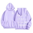 thumbnail image 1 of Tiijoy Toddler Girls Preppy Hoodie Cute Bow Print Pullover Hooded Sweatshirt, Sizes 1-2, 1 of 4