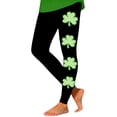 thumbnail image 1 of Tiijoy Toddler Girls St. Patrick's Day Leggings Kids Stretch Athletic Tights, Sizes 1-12, 1 of 4