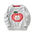 thumbnail image 1 of Tiijoy Toddler Girls Sweatshirt Graphic Embroidery Crew Neck Sweatshirts, Sizes 2-3T, 1 of 7