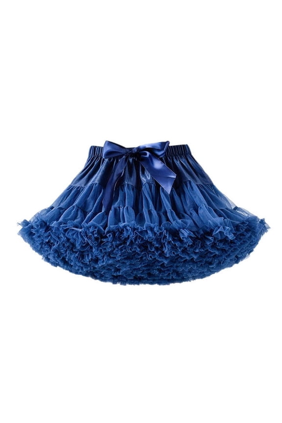 Toddler Girls Tutu Skirt High Waisted Princess Fluffy Tulle Skirt, Sizes 1-3