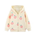 thumbnail image 1 of Tiijoy Toddler Girls Zip Up Hoodie Casual Sports Hooded Sweatshirt Jacket, Sizes 2-3, 1 of 5