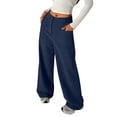 thumbnail image 1 of Tiijoy Tween Girls Corduroy Pants Loose Fit Straight Leg Pants with Pockets, Sizes 5-14, 1 of 6