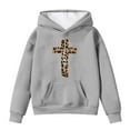 thumbnail image 1 of Tiijoy Tween Girls Jesus Graphic Print Hoodie Soft Hooded Sweatshirt, Sizes 13-14, 1 of 3