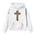 thumbnail image 1 of Tiijoy Tween Girls Jesus Graphic Print Hoodie Soft Hooded Sweatshirt, Sizes 13-14, 1 of 3