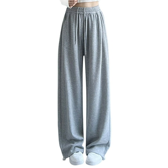 Tiijoy Tween Girls Sweatpants Loose Fit Straight Leg Pants High Waist Trousers, Sizes 11-12