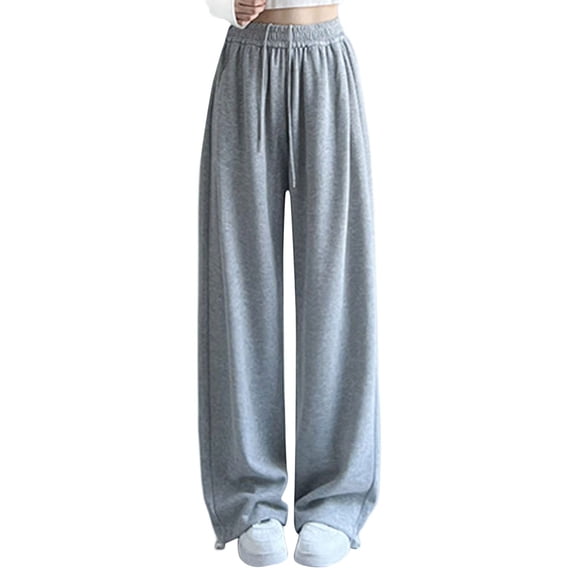 Tiijoy Tween Girls Sweatpants Loose Fit Straight Leg Pants High Waist Trousers, Sizes 12-13