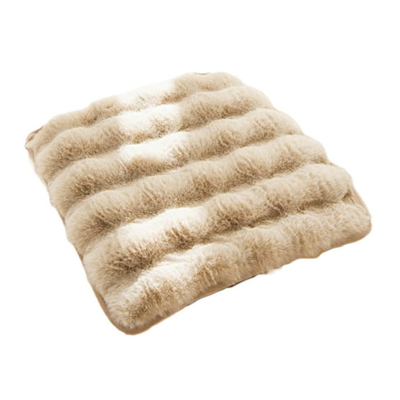 Tiitstoy 20X20Inch Non-Slip Plush Thicken Seat Pillows Cushions Solid Color Office Chair Seat Pad Soft Tatami Reversible Fluffy Chair Cushion for Home, Office, Adults and Children
