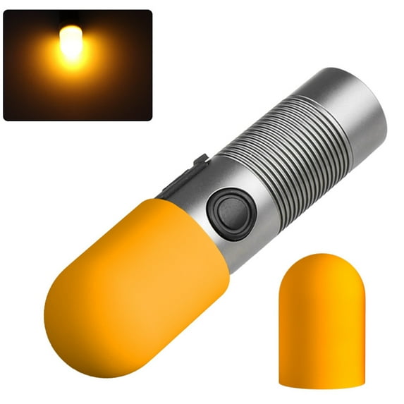 Tiitstoy 3 * XPG High Brightness Flashlight TYPE-C Charging Poleless Dimming Mini Portable Steel Flashlight
