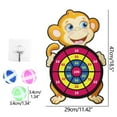 thumbnail image 1 of Tiitstoy Animal Dart Board with 3 Sticky Balls for Kids Birthday Gifts for Boys Ages 3-6 Kids Toys Activities Birthday Party Favor for Boys Girls, Red, 1 of 2