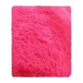 thumbnail image 1 of Tiitstoy Area Rugs Modern Home Decorate Soft Fluffy Carpets for Living Room Bedroom Kids Room Fuzzy Plush Non-Slip Floor Area Rug Fluffy Indoor Carpet 23.6x47.2'' Hot Pink, 1 of 5