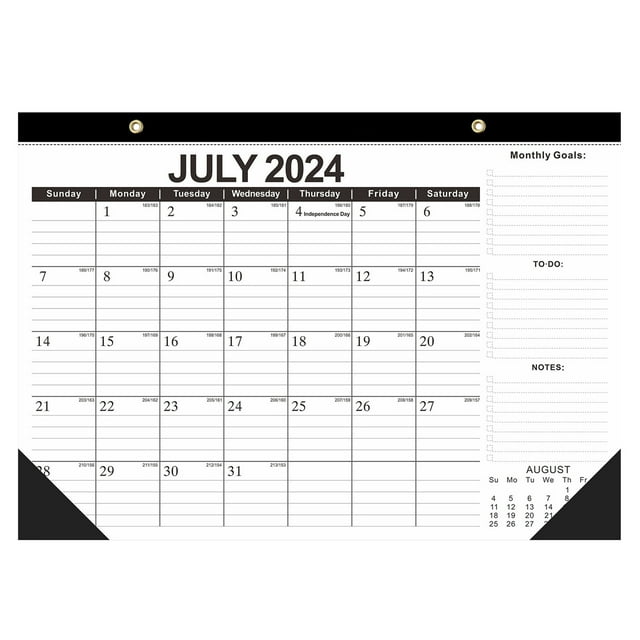 Tiitstoy Desk Calendar 2025, Desk Calendar 20242025, 2025 English