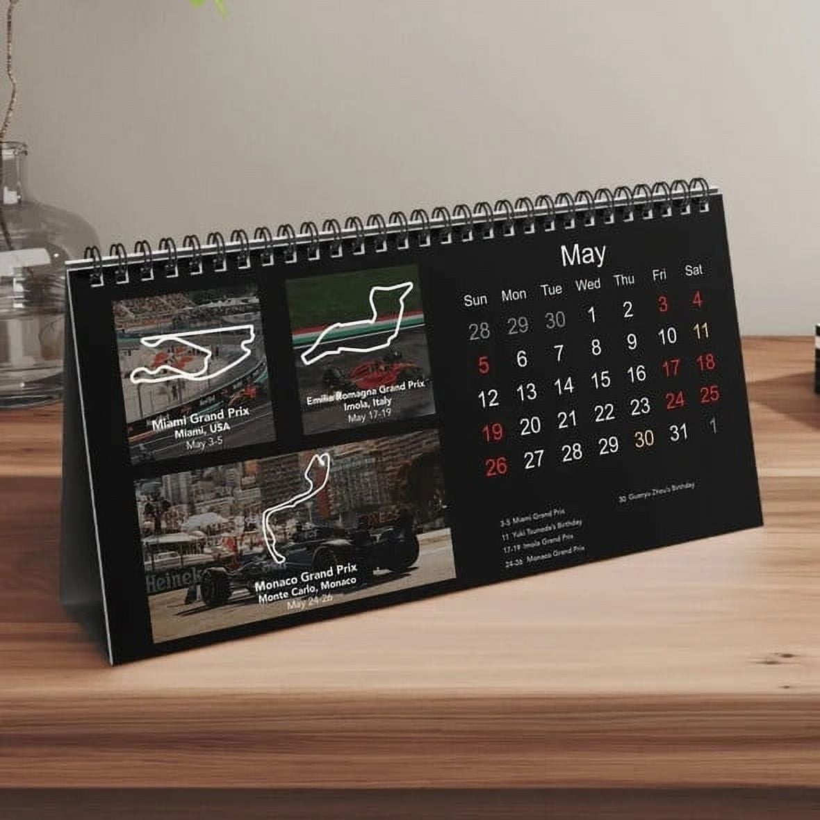 Tiitstoy F1 Calendar 2024, Formula 1 2024 Wall Calendar, F1 2024