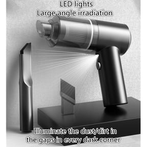 Tiitstoy Handheld Vacuum Cordless, Portable Hand Held Car Vacuum Cleaner with High Power, Rechargeable Mini Vacuum for Home Office Pet Hair Cleaning, 6000Pa Strong Suction Black
