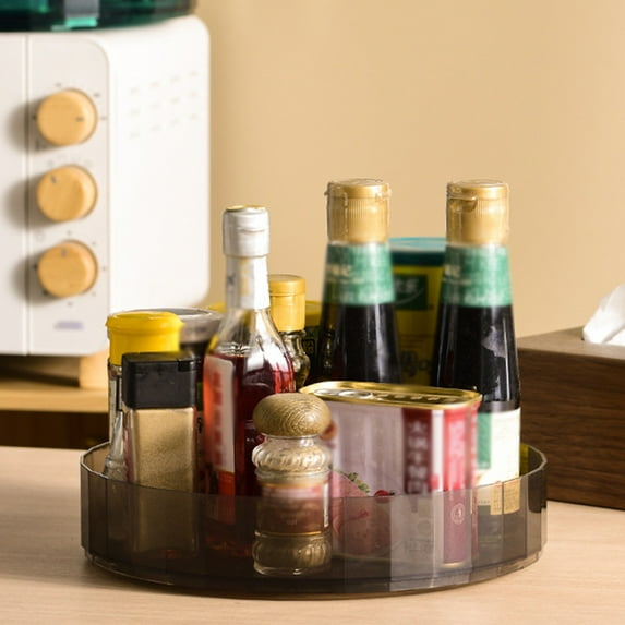 Tiitstoy Lazy Susan 10 Inch Turntable Organizer Organization Storage Container Bins Spice Rack Cabinet Rotating Condiment for Pantry Countertop Kitchen Vanity Bathroom Jewelry Holder