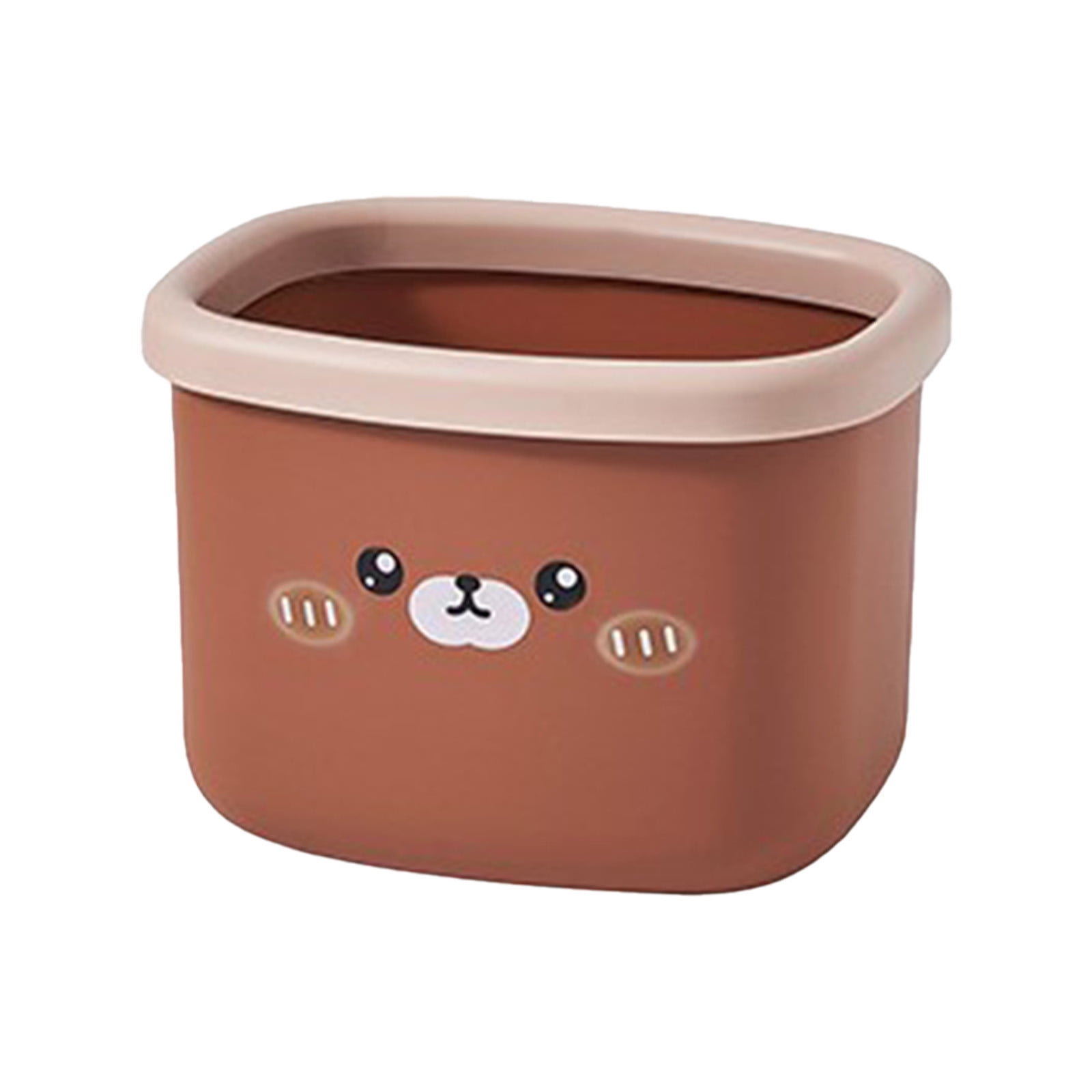 Tiitstoy Mini Countertop Trash Can, Small Garbage Can, Hamburger Shaped