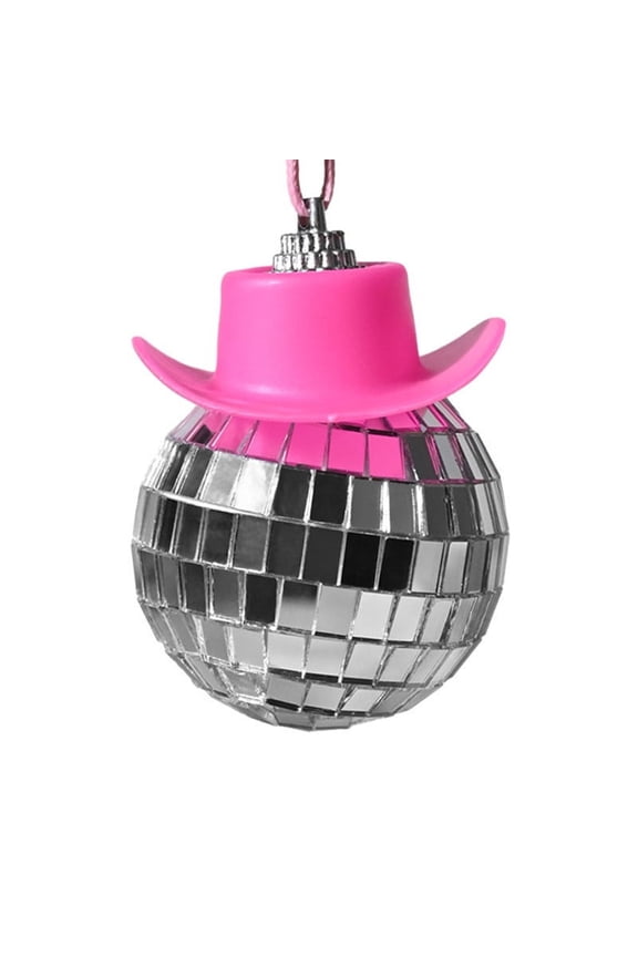 Mini Disco Ball, Disco Ball Keychain, Mini Disco Ball Ornaments, Cowboy Hat Keychain, Disco Ball, Ball Party Decorations, Keychain, Cowboy Hat Ornament Pink