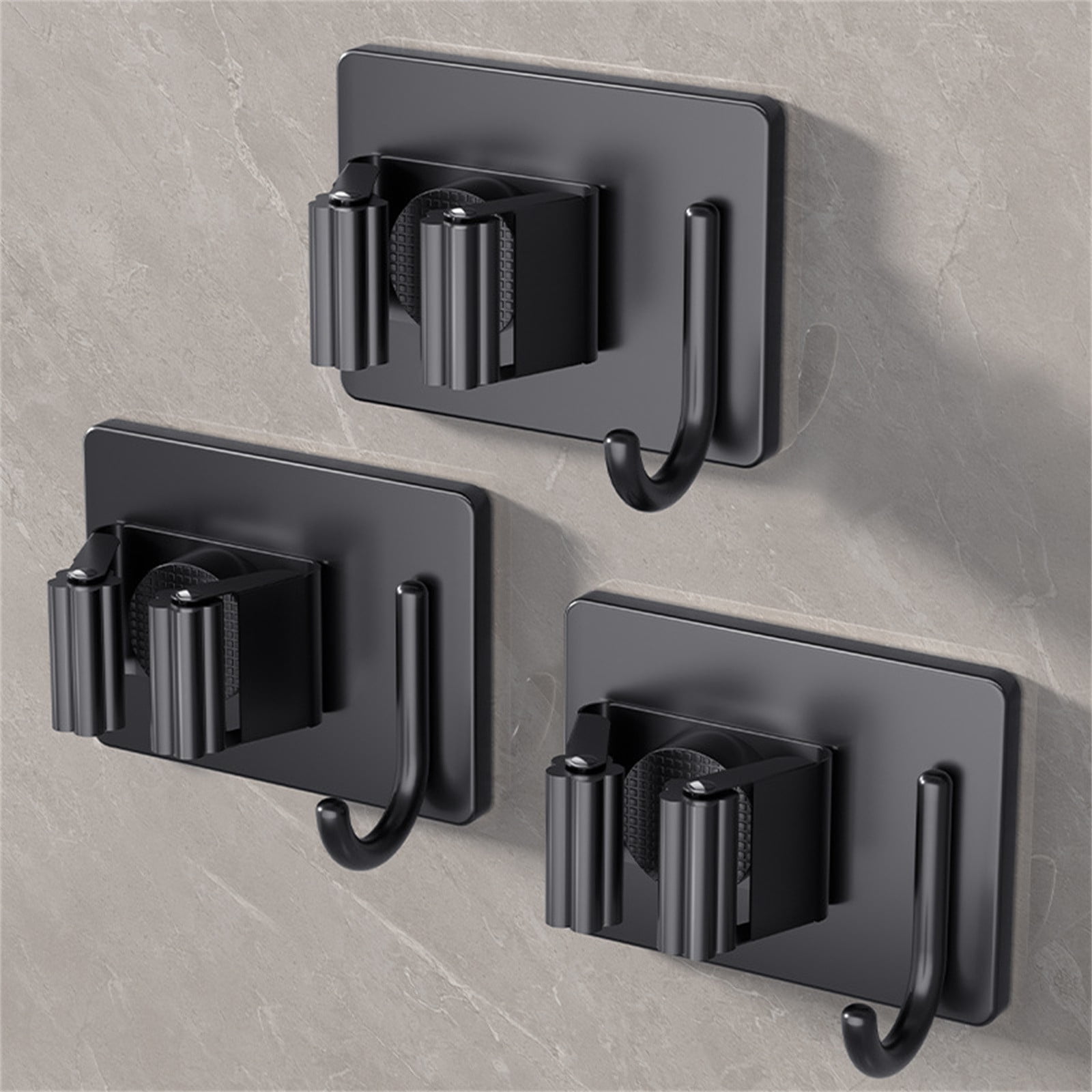 Tiitstoy Mop Broom Holder No Drill, Stainless Steel, Heavy Duty Tool ...