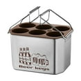 Tiitstoy Stainless Steel Chilled Beer Keg, 6 Beer Bottle Carrier Water