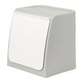 Tiitstoy Trash Can with Lid, Small Wall Mounted Trash Can, Door