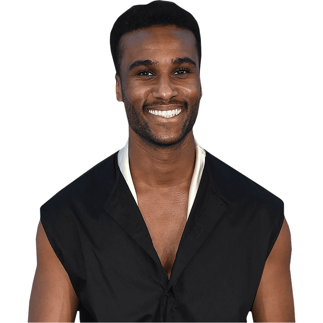 Tijan Njie (Black Outfit) Half Body Buddy Cutout - Walmart.com